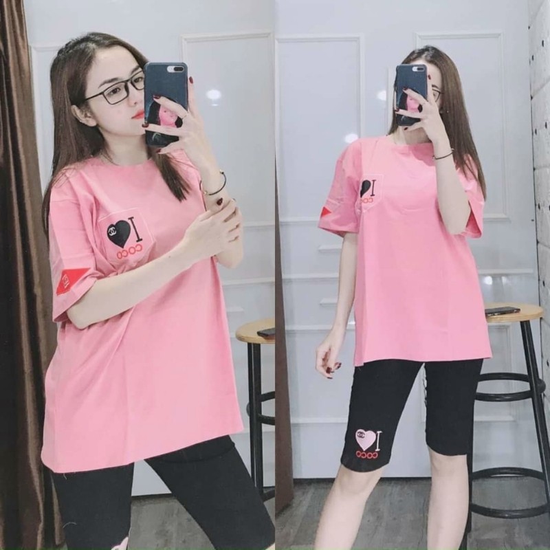 Set Đồ Nữ Quần Lửng Bigsize Đến 85kg Đồ Bộ Nữ Đồ Mặc Nhà Thun Cotton Đẹp Co Giãn Thể Thao Dễ Thương Ad05 Eshop