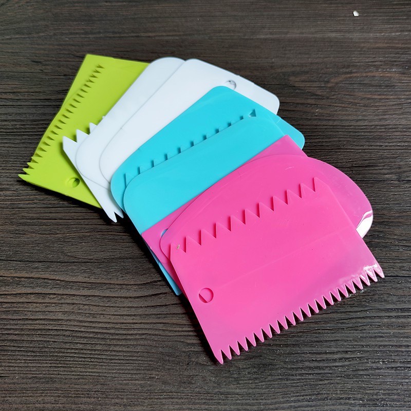 Bộ 3 cái chà láng bánh sinh nhật, cắt/ vét bột