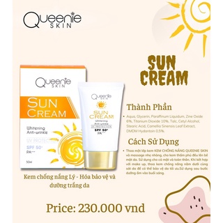 KEM CHỐNG NẮNG TOÀN THÂN QUEENIE SKIN