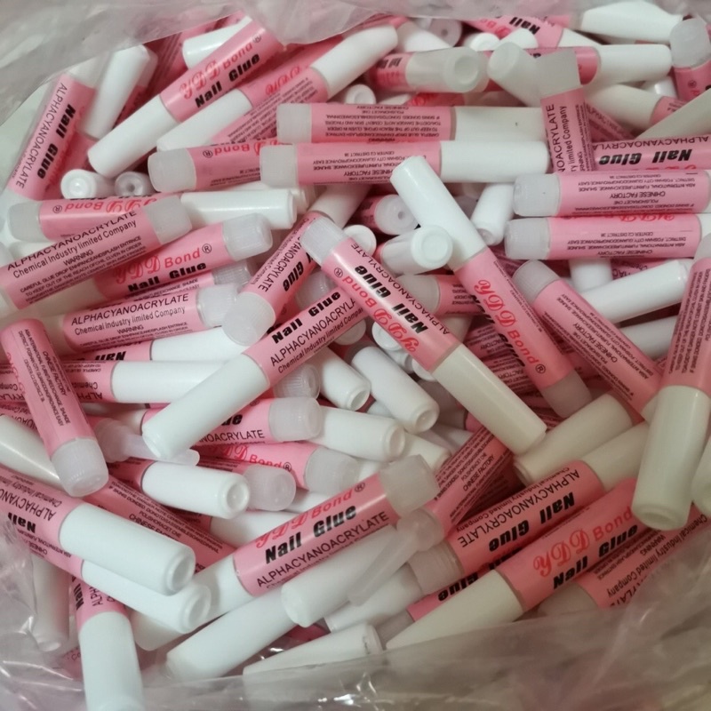 Keo ống Nailbox, keo Glue  dán móng giả mini,keo dán móng úp