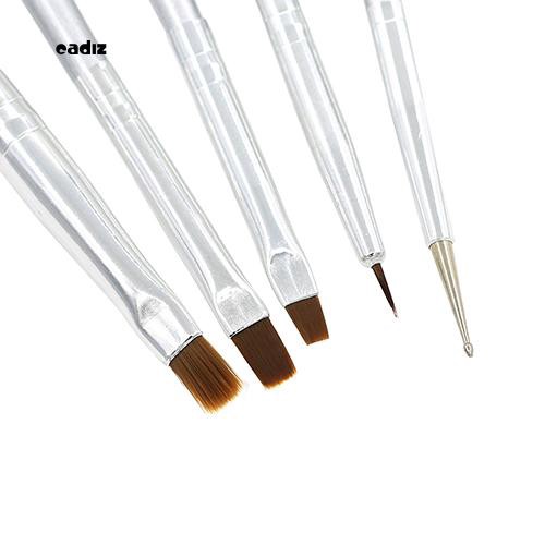 [Hàng mới về] Bộ 5 cọ vẽ trang trí móng tay nghệ thuật chuyên dụng chất lượng cao tiện lợi