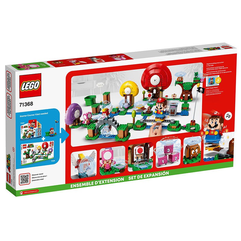 【LEGO] Các khối Lego 71368 Chinobio Treasure Hunt Level Mở rộng Nintendo Mario Minifigure