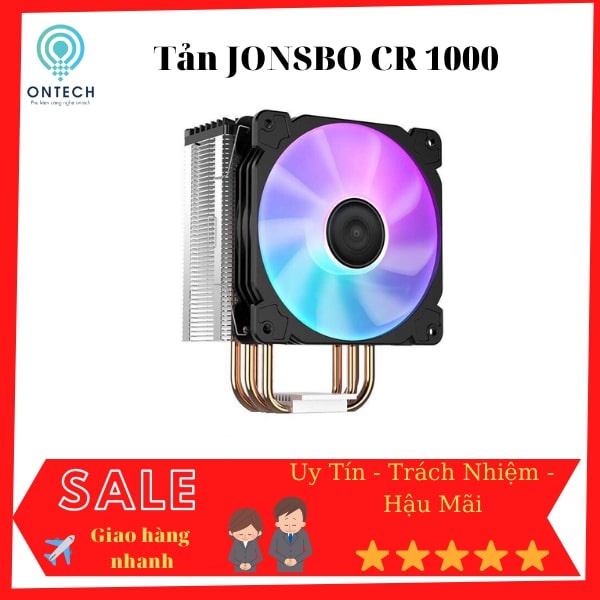  Tản nhiệt khí CPU Jonsbo CR-1000 RGB Màu đen