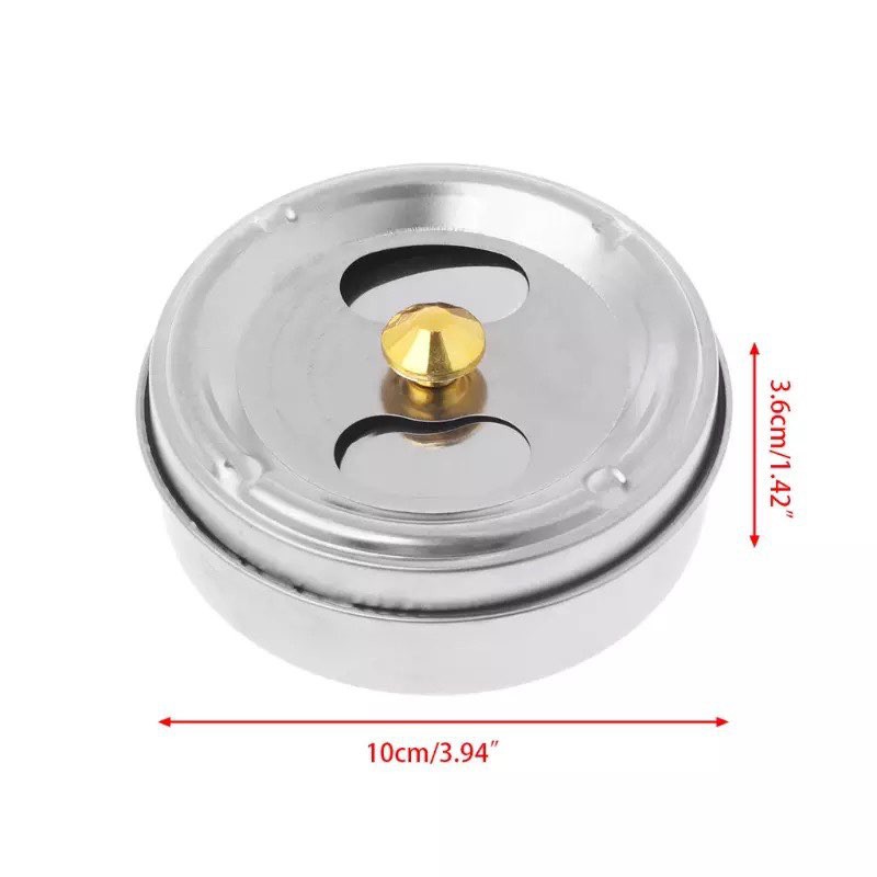 Gạt tàn thuốc inox sang trọng - có nắp xoay tiện dụng