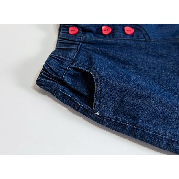 Quần Short Denim Phong Cách Hàn Quốc Nhật Bản Mới 2022 Dễ Phối Đồ Cho Bé Gái