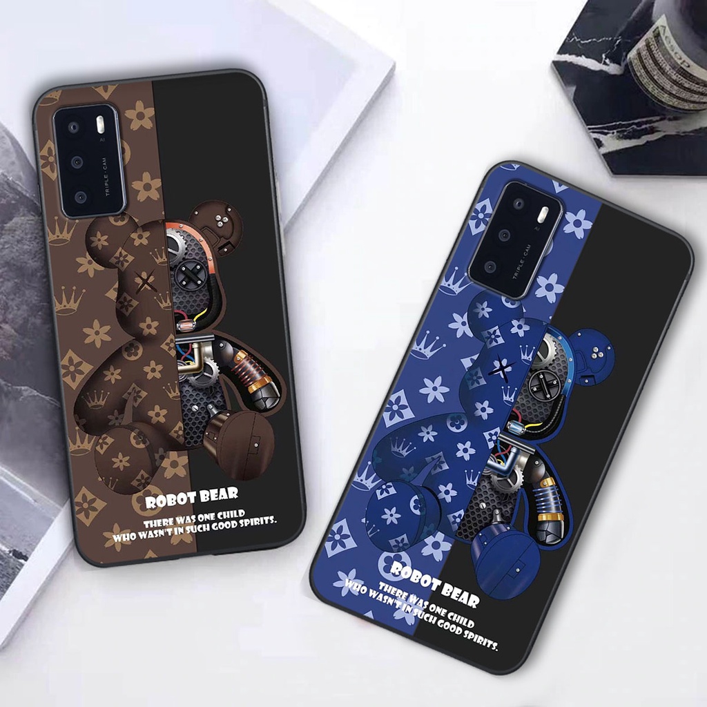 Ốp lưng Oppo A16 gấu, thời trang, cao cấp - RẺ BỀN ĐẸP