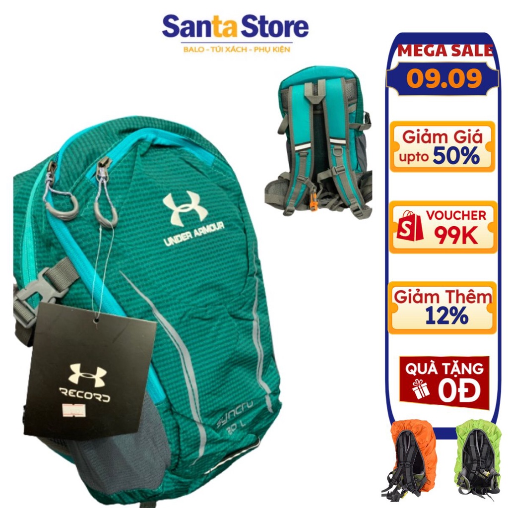 Balo nữ du lịch UA 20L cao cấp thời trang phong cách, kiểu dáng nhỏ gọn SANTA STORE