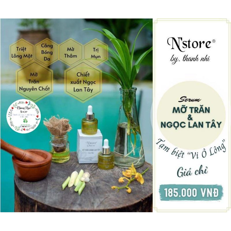 MỠ TRĂN NGỌC LAN TÂY NSTORE, tinh chất triệt lông thấm nhanh, hạn chế mọc lông bikini , nách,tay , chân