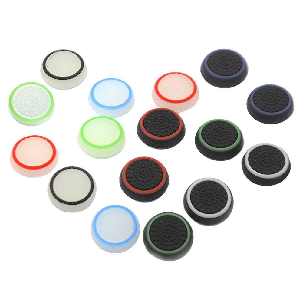 16Pcs Silicone Thumb Stick Cover Grip Caps For Sony PS4/PS3/XBOX Controller