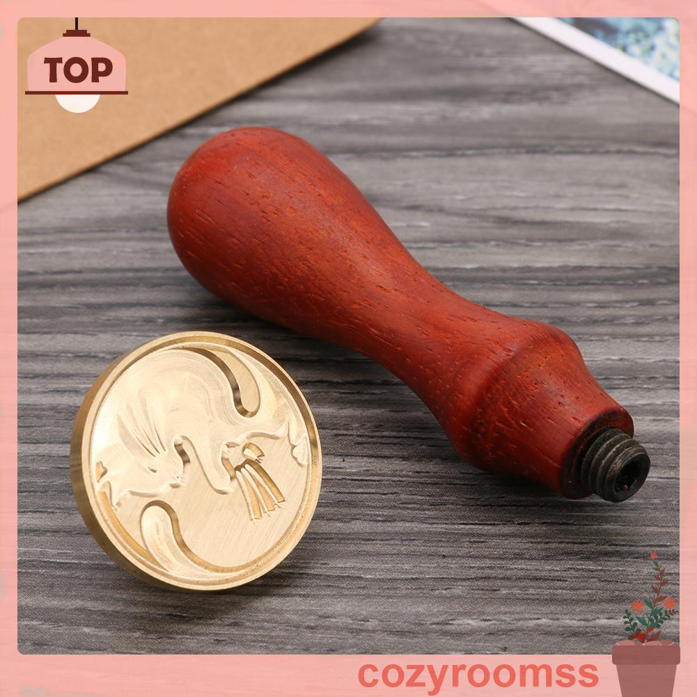 Sáp Vintage Sealing Wax Stamp Head DIY Dedicated Seal Stamp Replace Copper Head