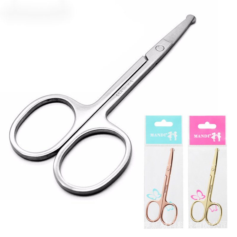 Kéo Tỉa Lông Mũi Đầu Tròn 2.0 Bằng Thép Không Gỉ Tiện Dụng