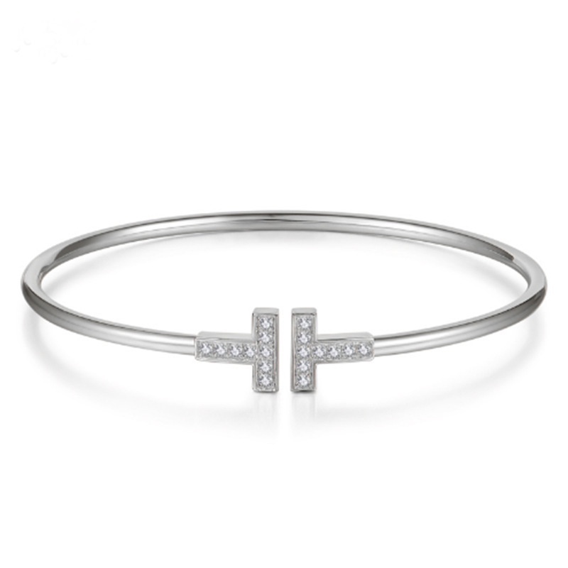 Nhẫn Hở Mạ Vàng 18K Đính Đá Zircon Phong Cách Hàn Quốc