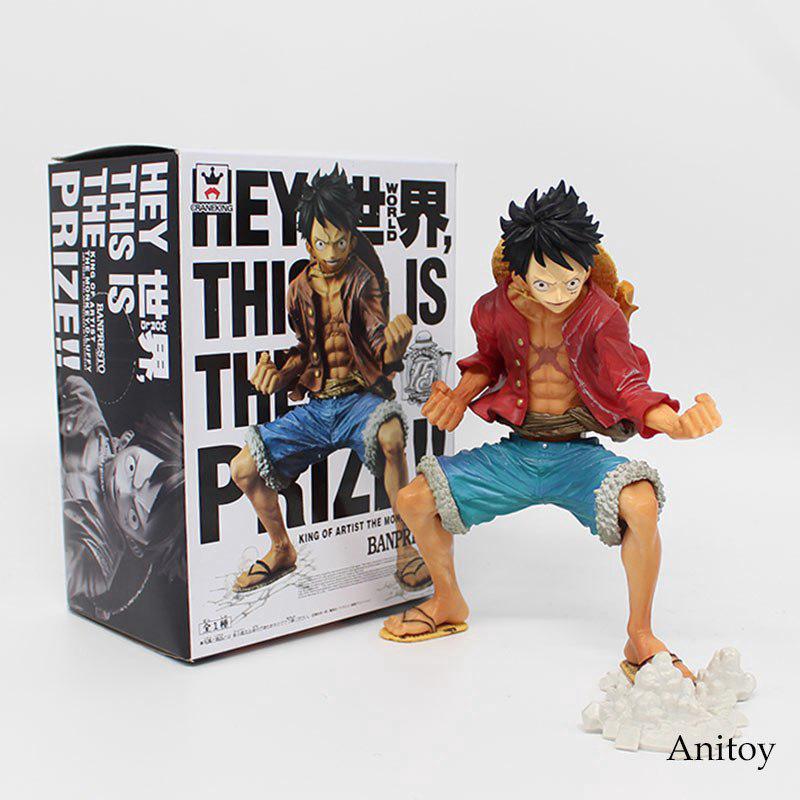 Mô hình nhân vật Luffy hoạt hình One Piece kích thước 18cm