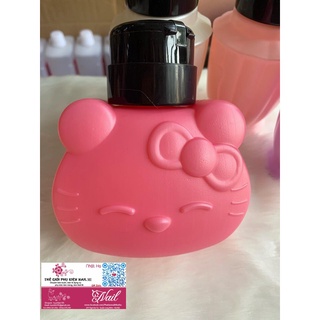 Lọ Đựng Acetone, Cồn, Nước (Hình Hello Kitty) 260ml
