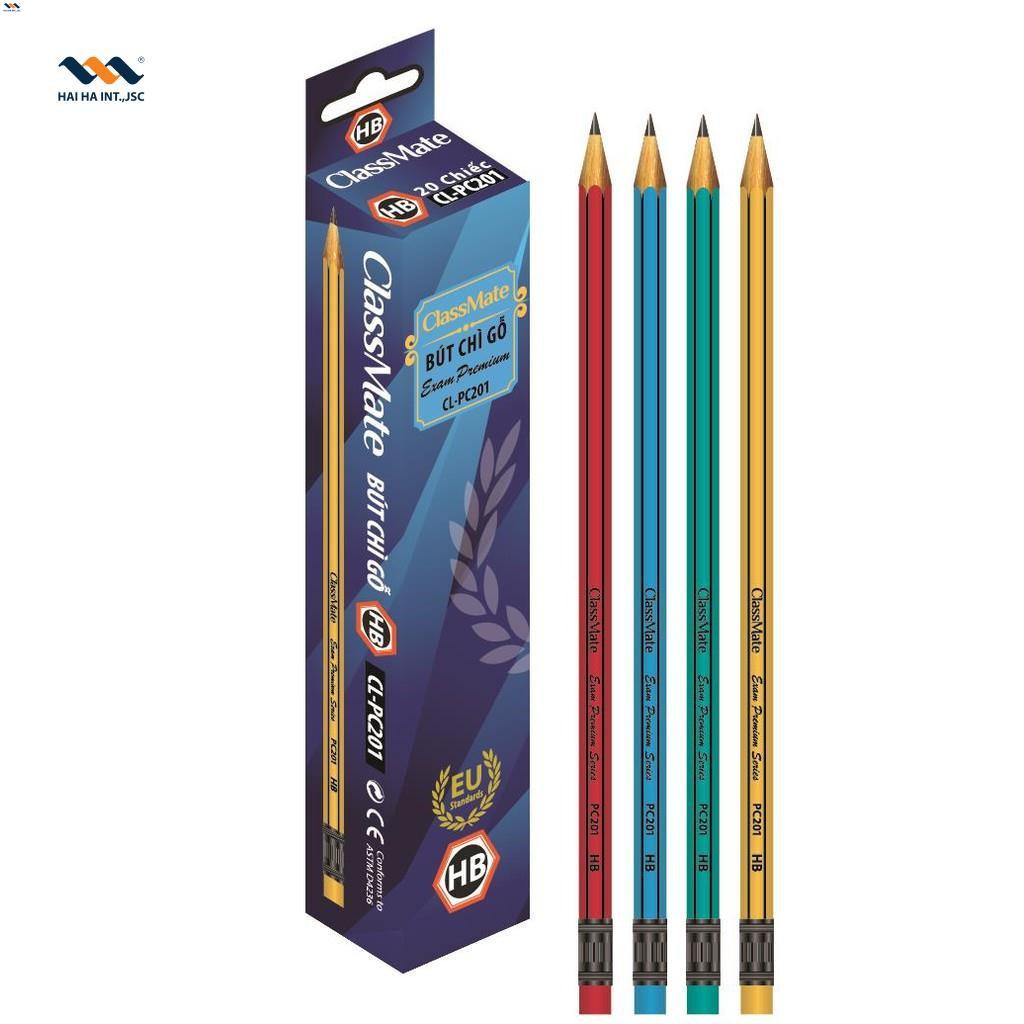 Bút chì gỗ HB có tẩy Class Mate CL-PC201 [Đồ dùng học sinh Classmate] .