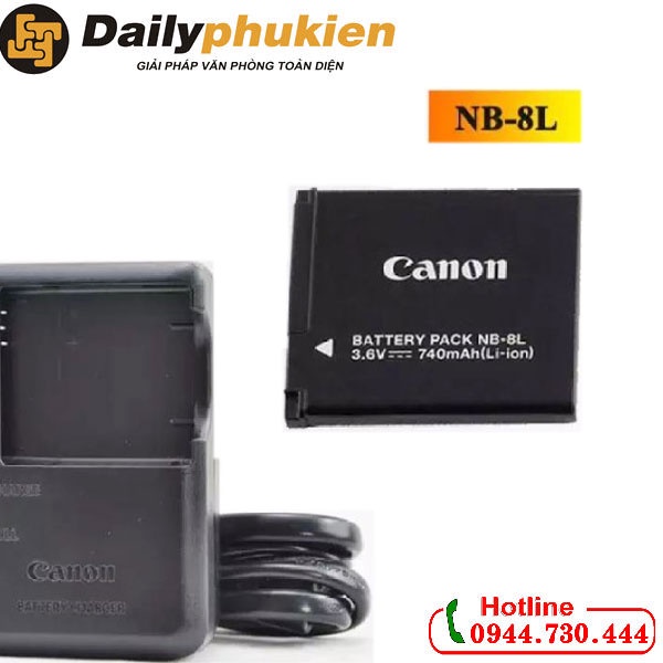 Pin máy ảnh Canon NB-8L dailyphukien