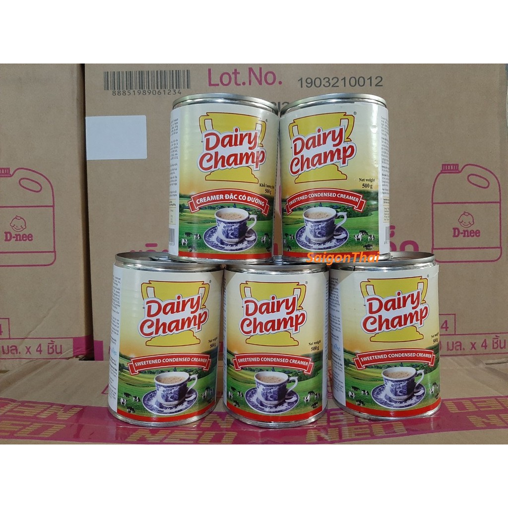 (SGT) Sữa đặc có đường DAIRY CHAMP hộp 500 gr (Malaysia)
