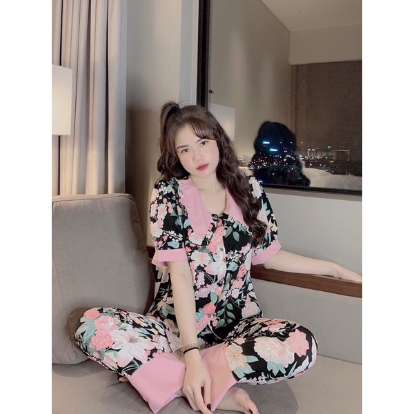 Đồ bộ pijama lụa mềm mịn  Ảnh thật