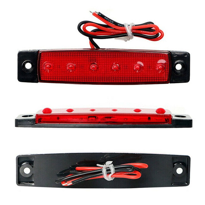 Bộ 4 Đèn Led 12v Ánh Sáng Đỏ Xanh Lá