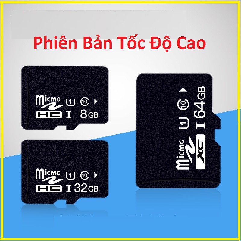 [ Free Ship ] Thẻ nhớ micro HC dung lượng 128G/64G/32G/16G/8G tốc độ nhanh | BigBuy360 - bigbuy360.vn