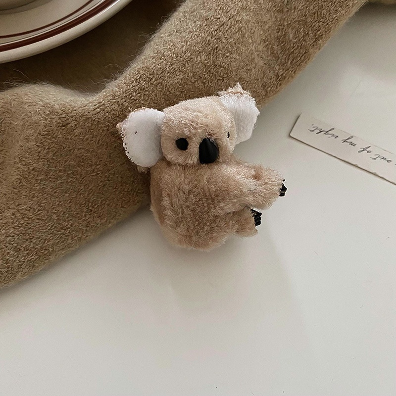 Kẹp tóc hình gấu koala hoạt hình dễ thương thiết kế thời trang thu đông