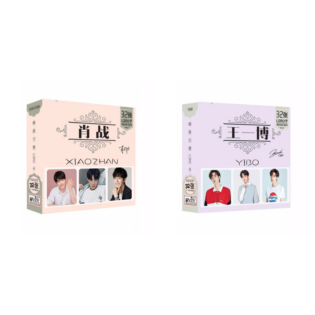 (Có sẵn) Hộp 30 lomo ảnh card cứng Tiêu Chiến Vương Nhất Bác Trần Tình Lệnh - Ma Đạo Tổ Sư bộ ảnh hộp 30 ảnh thẻ hình