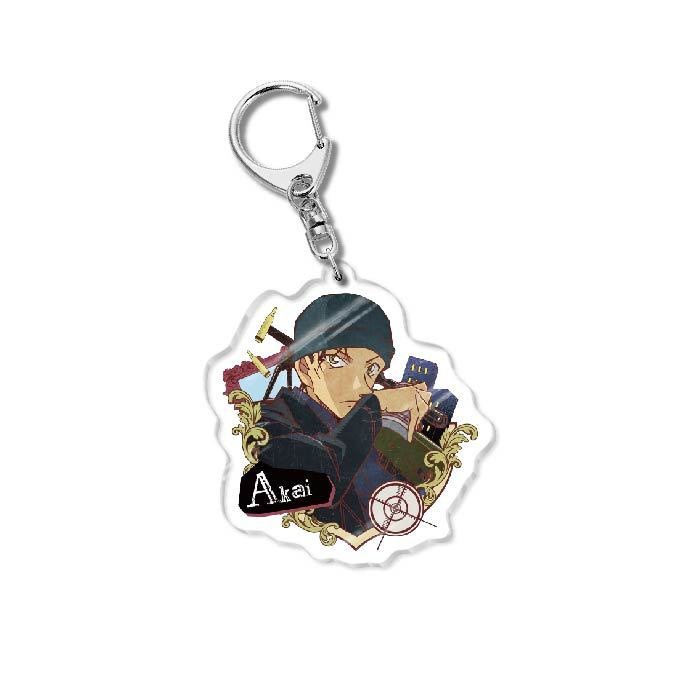 ( Mica trong acrylic ) Móc khóa THÁM TỬ LỪNG DANH CONAN Detective Conan ver BIỂU TƯỢNG anime chibi dễ thương xinh xắn