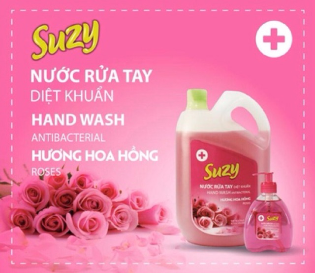 (Chính Hãng)Nước Rửa Tay Diệt Khuẩn Suzy 320ml