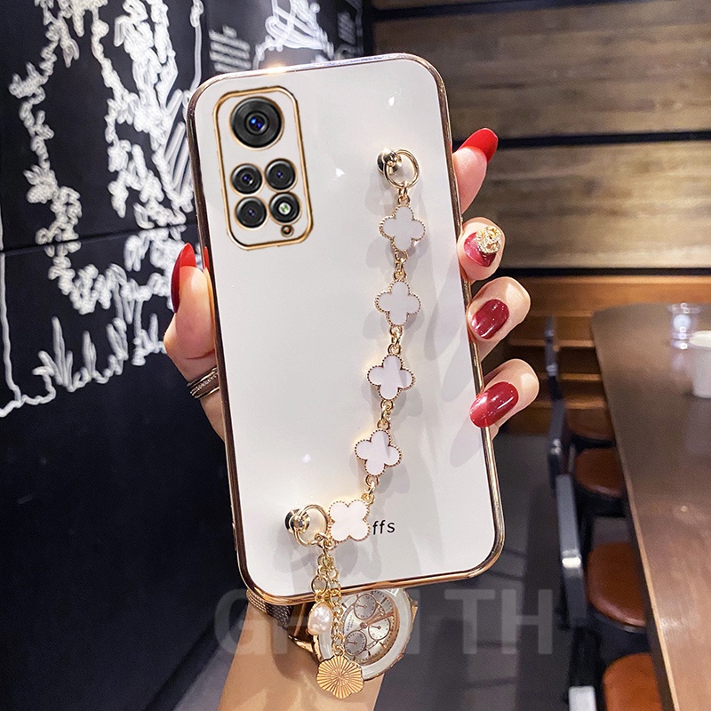 Ốp Điện Thoại Hình Cỏ May Mắn Cho Xiaomi Redmi Note 11 11S 11 Pro Redmi 10A 10C 9C 9A K50 K50 Pro