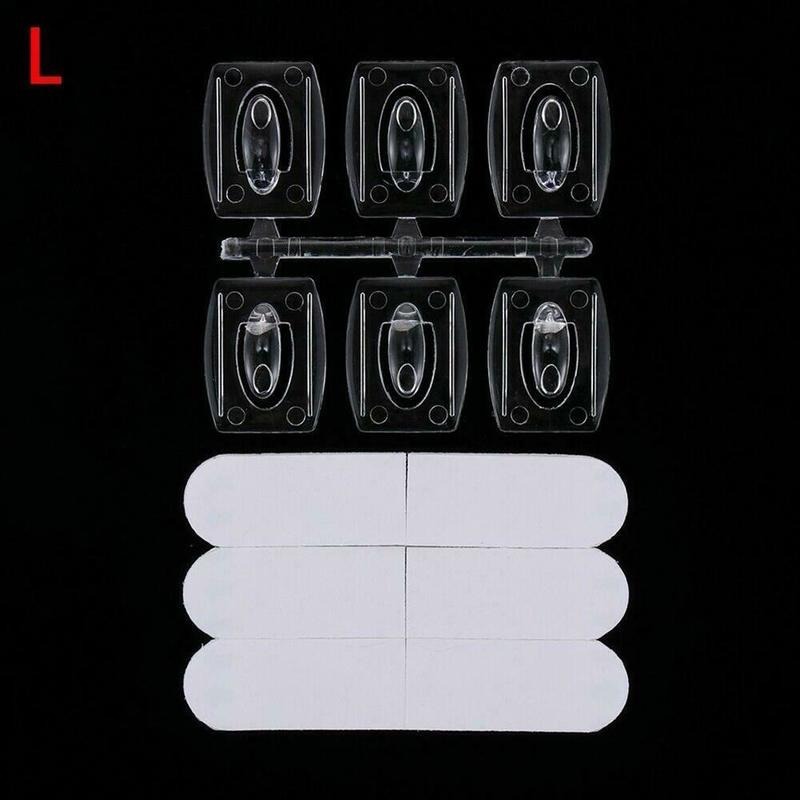 Móc treo mini màu trong suốt cho nhà bếp / phòng tắm