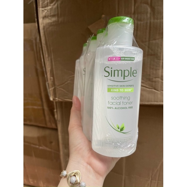 Nước Hoa Hồng Simple 200ml MẪU CŨ