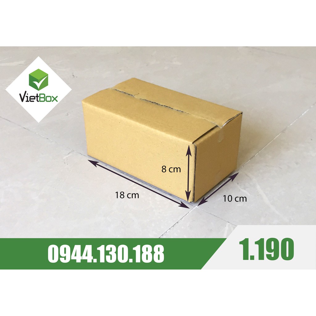 Hộp carton 18x10x8