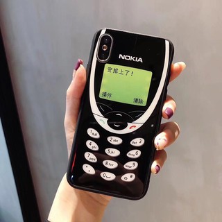 Ốp điện thoại thiết kế kiểu chiếc điện thoại Nokia độc đáo cho iPhone 6 6S 7 8 Plus X XS Max XR
