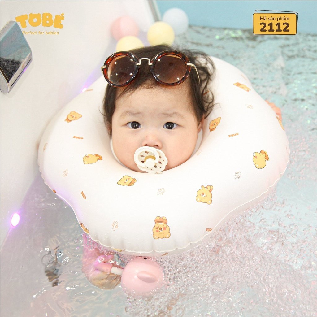 Phao bơi đỡ cổ chống lật TOBE, an toàn cho bé tập bơi từ 0 - 2 tuổi