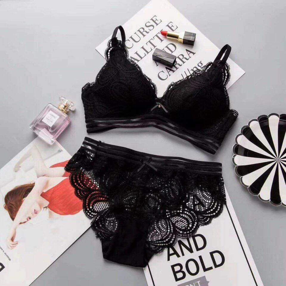 [RẺ VÔ ĐỊCH] Bộ đồ lót ren cao cấp (mút mỏng) 3 màu như hình | BigBuy360 - bigbuy360.vn