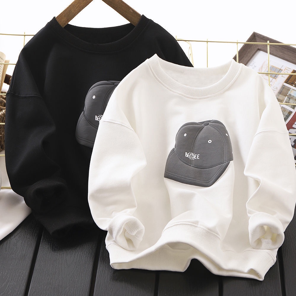 Áo Sweater Tay Dài Dáng Rộng Phong Cách Mùa Xuân Thu Kiểu Hàn Quốc Năng Động Thời Trang Dành Cho Bé