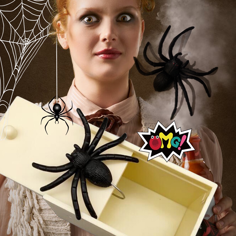 ☼WT Magic Scary Spider/Mouse/Scorpion Prank Box Joke Gag Trick Play Kids Adult Toy