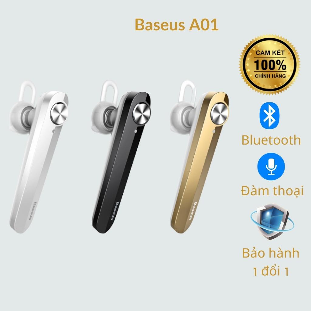 Tai nghe bluetooth không dây 1 bên Baseus A01, Đàm thoại, Nghe nhạc, Hàng chính hãng