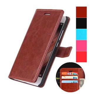 Ốp Bao Da Điện Thoại Nắp Lật Có Ngăn Đựng Thẻ Cho Sony Xperia X XA XA1 XA2 XZ2 C5 Ultra Plus Z3 Compact XZ3 XA3 C6