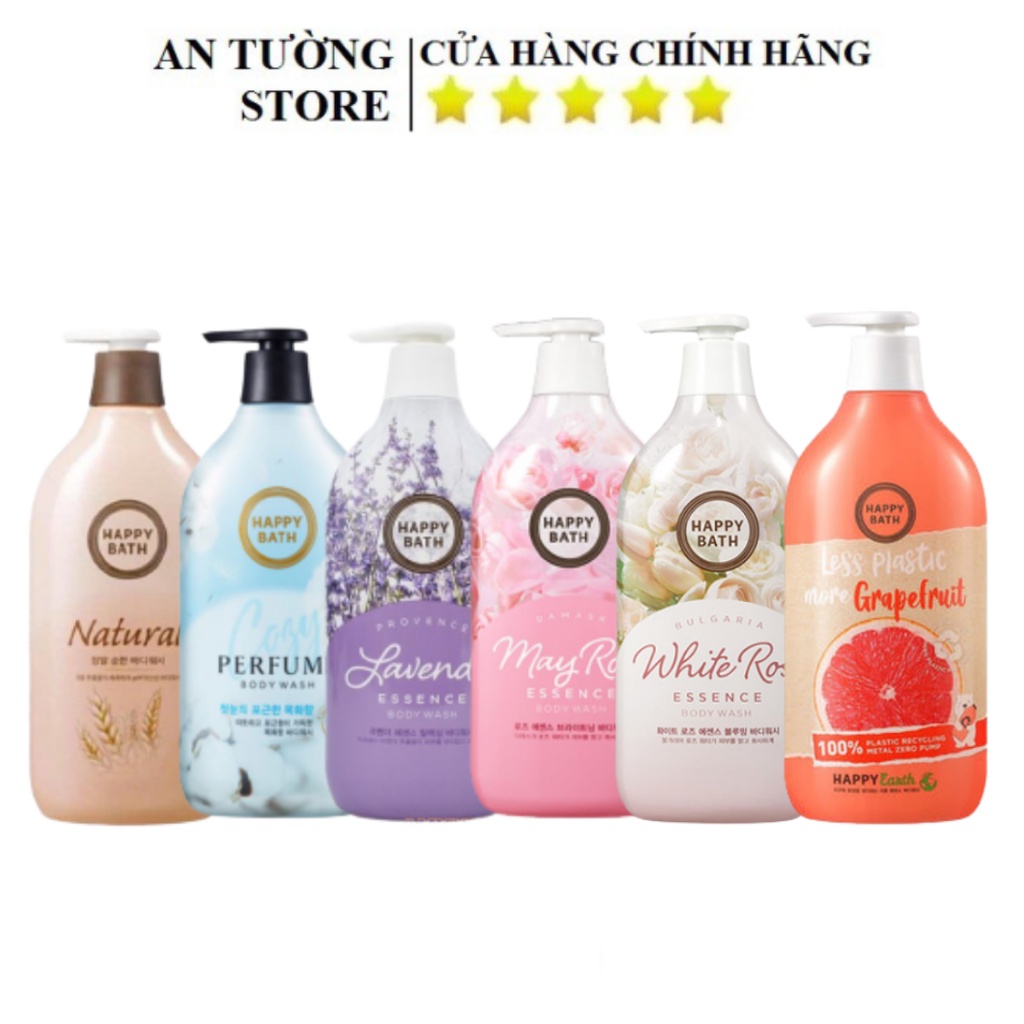 Sữa tắm Happy Bath 900ml Hàn Quốc