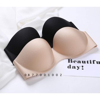 HÀNG LOẠI 1-Áo ngực không dây Áo ngực dây lưng trong su rút bàn tay cúp ngang chống tụt mang đầm hở lưng cúp ngực ( 218)
