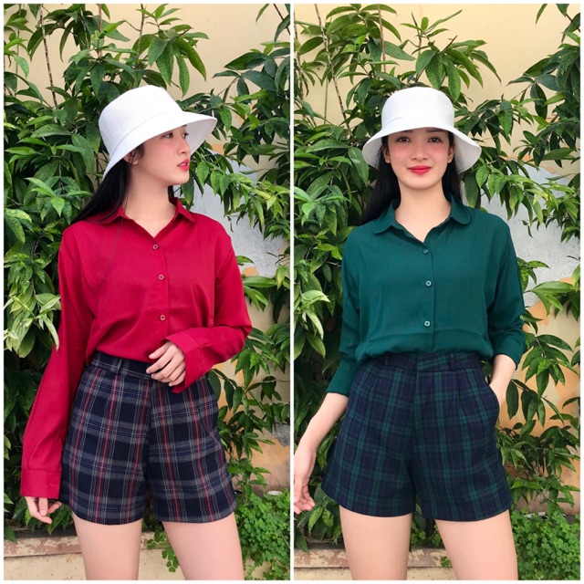 QUẦN SHORT LƯNG CAO ULZZANG - SHORT LƯNG CAO CARO