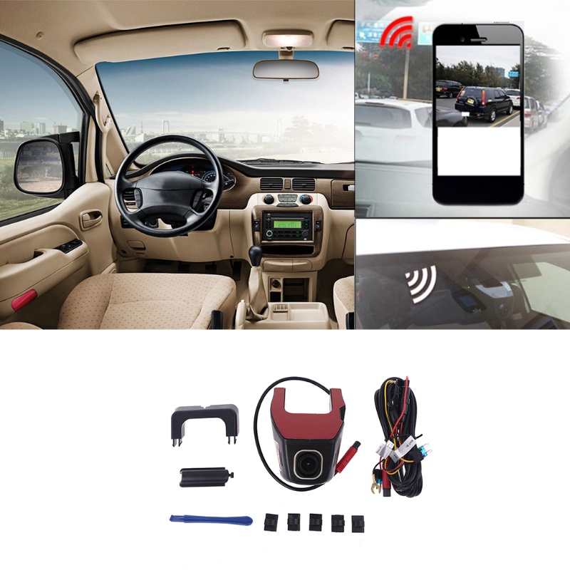 Camera Hành Trình Full Hd 1080p Wifi Tầm Nhìn Ban Đêm Xoay 170 Độ Cho Xe Hơi | BigBuy360 - bigbuy360.vn