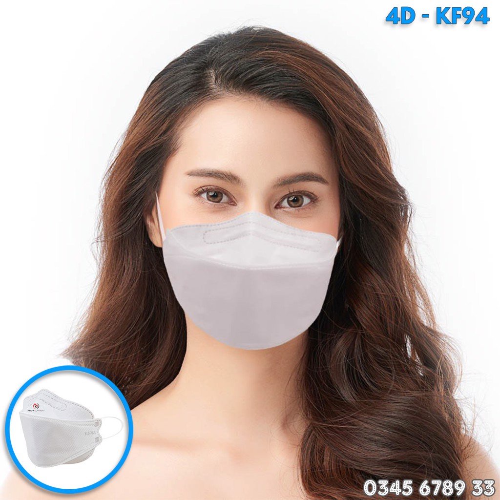 THÙNG 300 KHẨU TRANG CÁ 4D KF94 QUỲNH AN KHÁNG KHUẨN CHỐNG BỤI MỊN