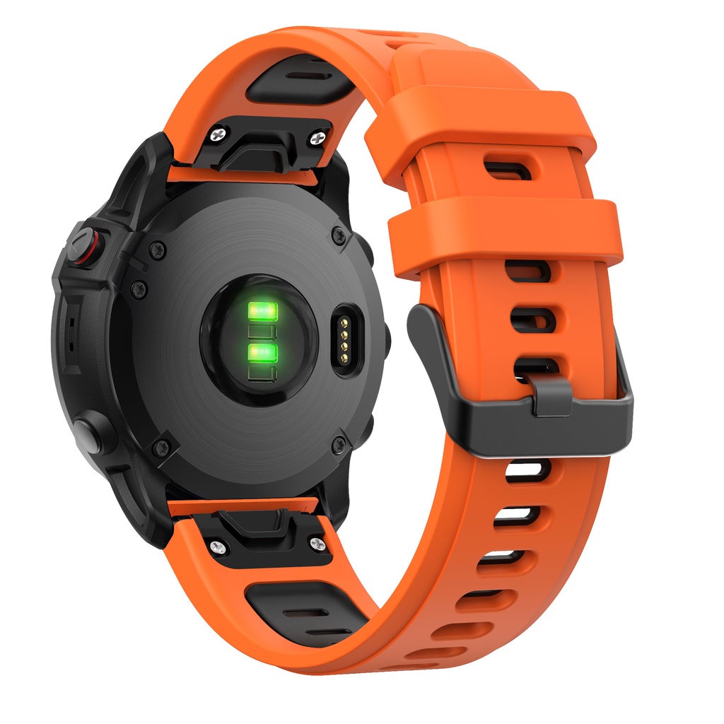 Dây Đeo Silicon Mềm 22mm Tháo Lắp Nhanh Cho Đồng Hồ Thông Minh Garmin Fenix 6