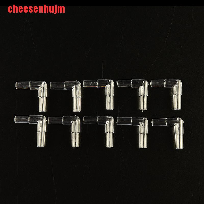Set 10 Đầu Nối Ống Nước Bằng Nhựa Trong Suốt Cho Bể Cá