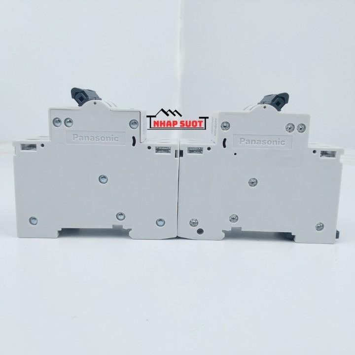 Aptomat MCB át cài đôi 2 cực Panasonic cầu dao tự động MCB 2P2E 16A 20A 25A 32A 40A 50A 63A