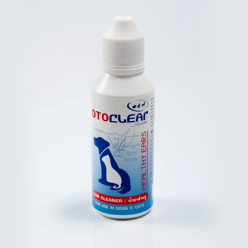 DUNG DỊCH RỬA TAI OTOCLEAR CHO CHÓ MÈO NHẬP THÁI LAN CHAI 60ml