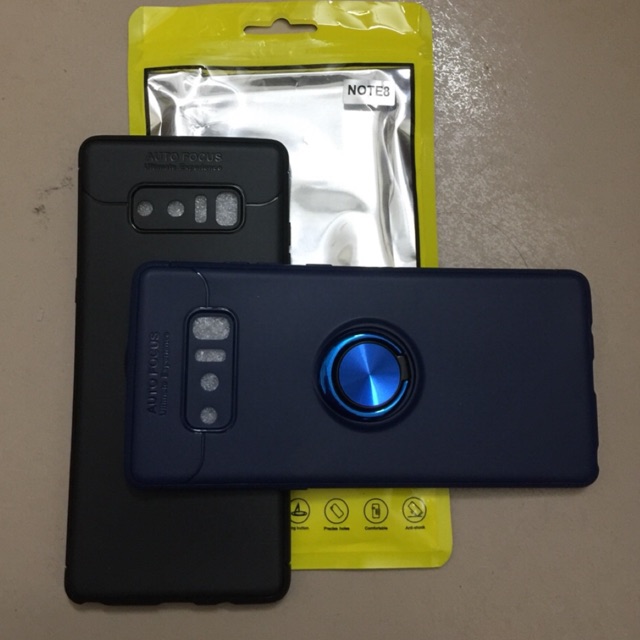 Ốp lưng dẻo Galaxy Note 8 Auto focus kiêm nhẫn iring( Chống sốc )