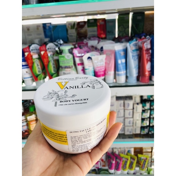 DƯỠNG THỂ /KEM DƯỠNG ẨM TOÀN THÂN TỪ SỮA CHUA BETTINA BARTY VANILLA BODY YOGURT 300ML